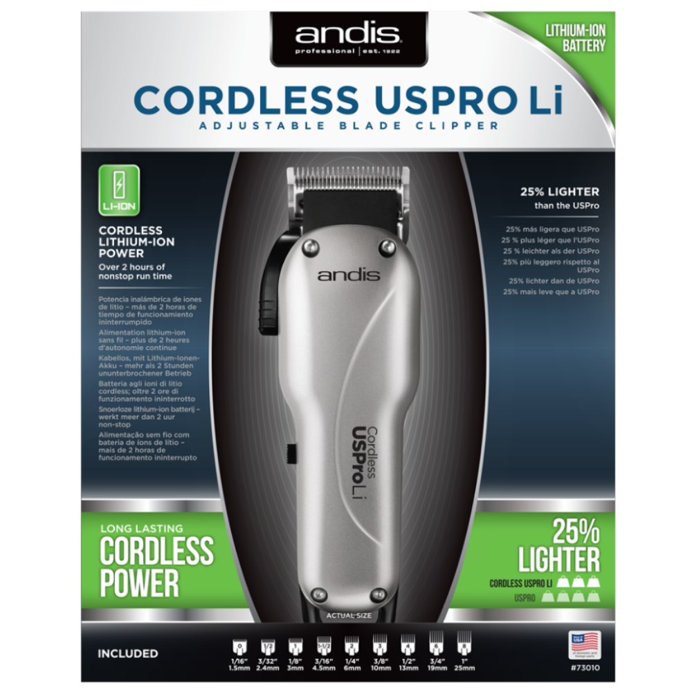 Andis US Pro Li 73010 Cordless Adjustable Blade Clipper