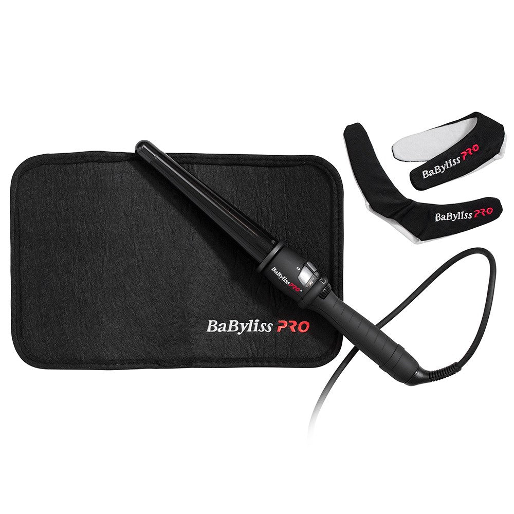 BaByliss PRO Ceramic Black Conical - 13-25mm Includes