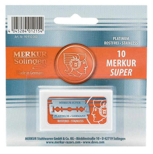 Merkur Super Platinum Double Edge Shaving Blades (10)